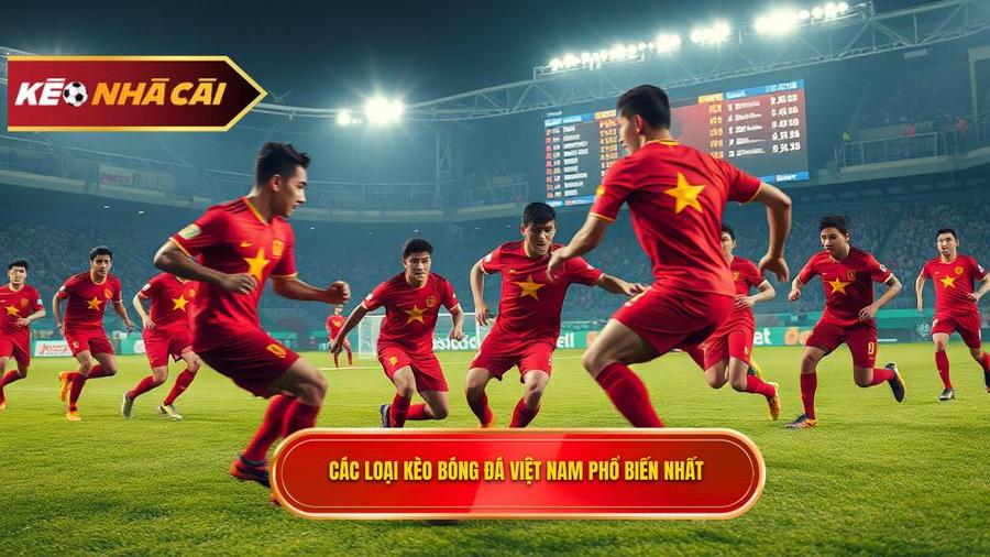 Các loại kèo bóng đá đội tuyển Việt Nam phổ biến nhất