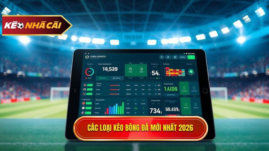 Chi tiết các loại kèo trong Bảng kèo bóng đá mới nhất 2026