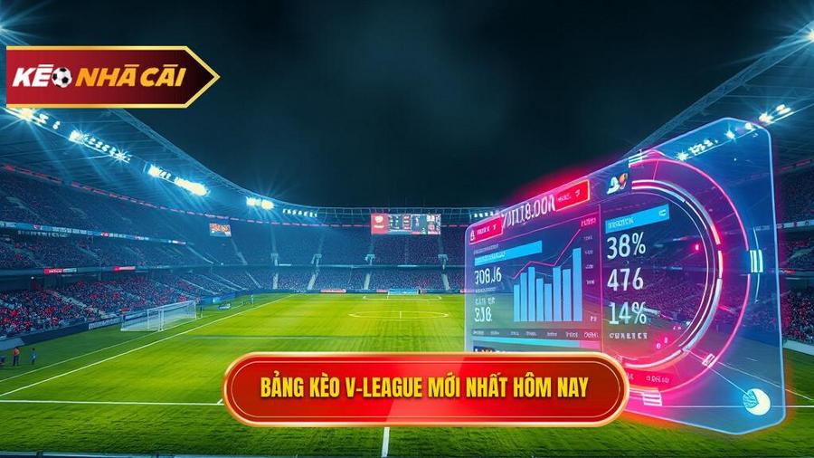  Bảng kèo V League mới nhất hôm nay