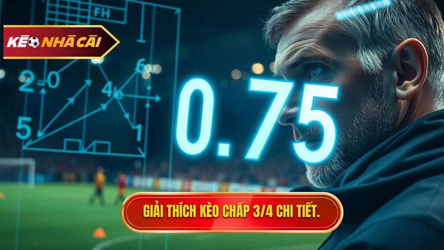 Giải thích kèo chấp 3 4 chi tiết