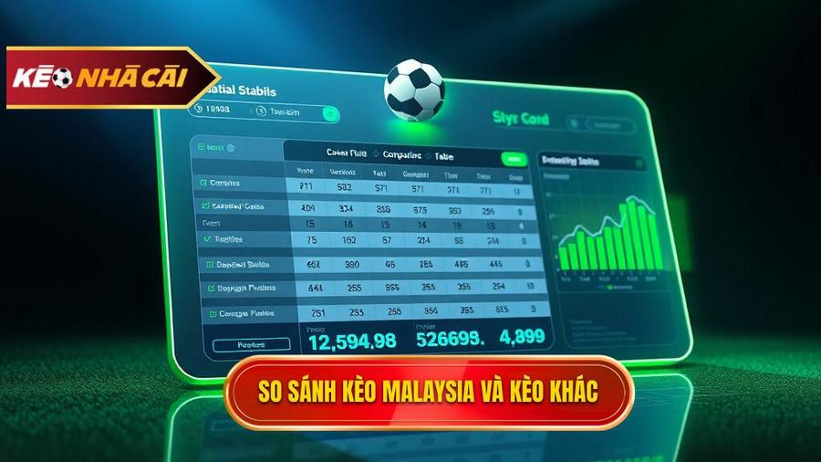 Bảng so sánh kèo bóng đá Malaysia với các loại kèo khác