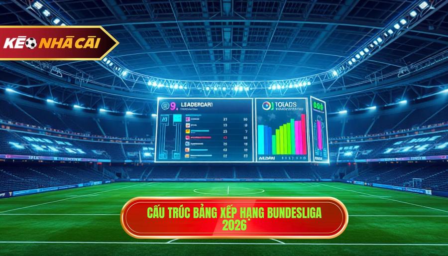 Cấu trúc bảng xếp hạng Bundesliga 2026